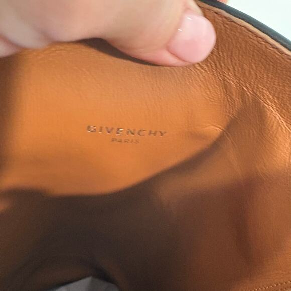 Givenchy Shark Lock Leather Wedge Knee High Boots Black Women’s 38 8 - Picture 15 of 17